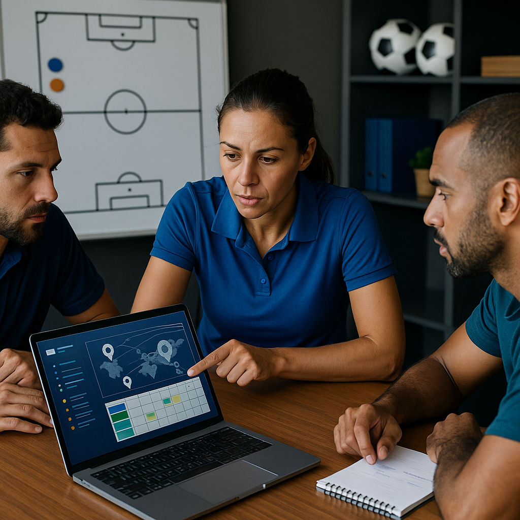 logística esportiva organizada com planejamento integrado