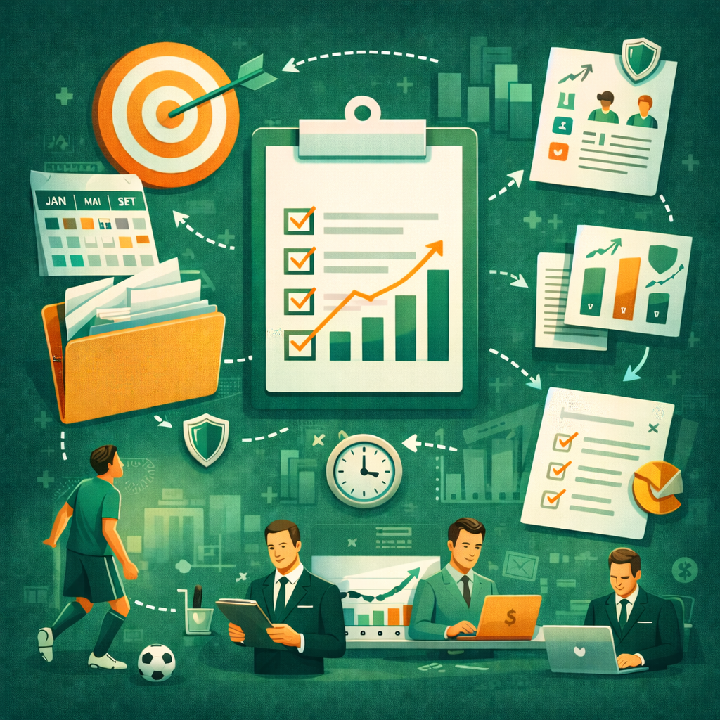 planejamento estratégico esportivo com metas, indicadores e visão de longo prazo