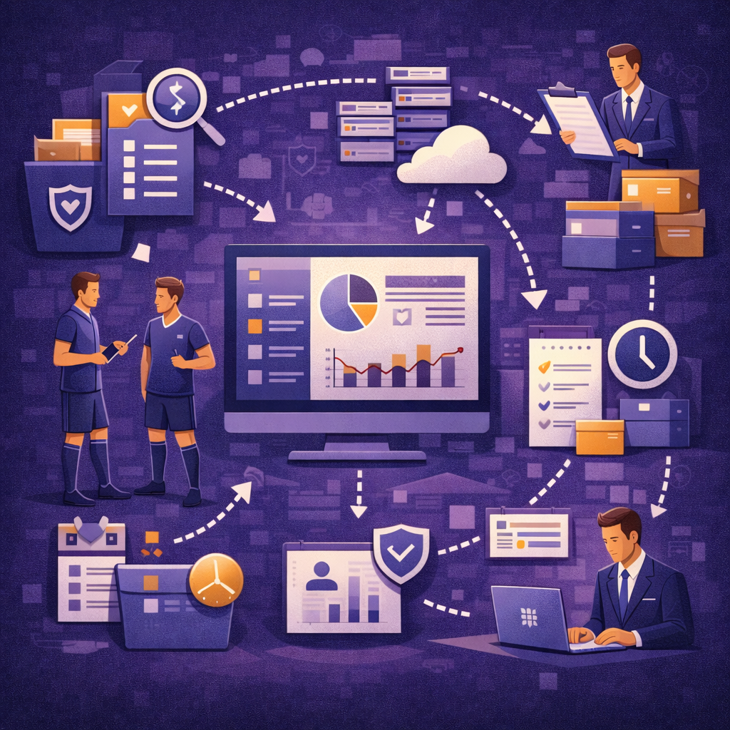 eficiência operacional em clubes com uso de software de gestão esportiva
