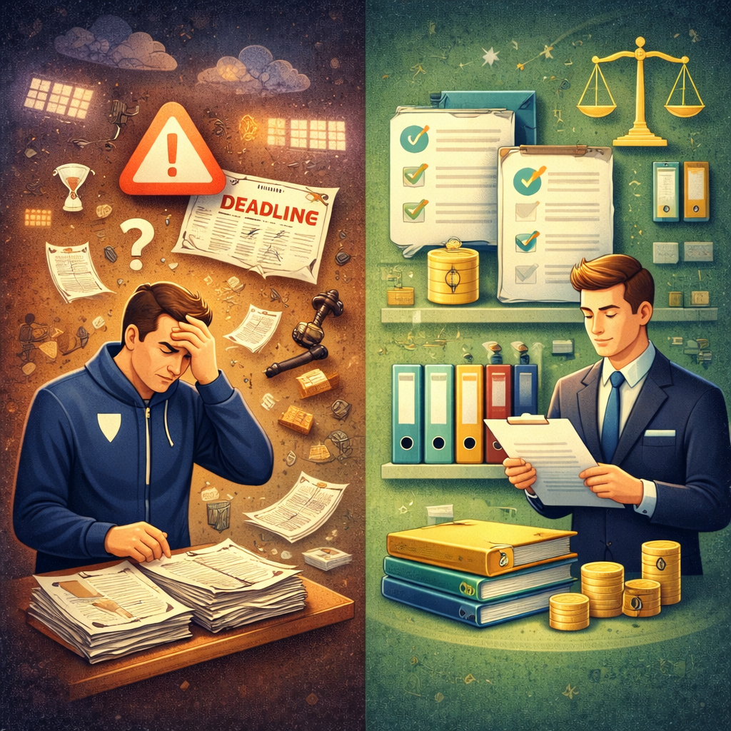 riscos jurídicos no esporte causados por falhas de processo e falta de organização na gestão do clube