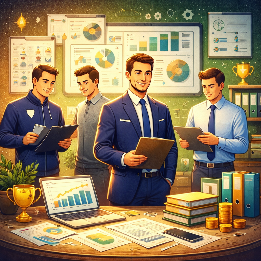 governança esportiva mostrando contraste entre gestão desorganizada com erros repetidos e gestão estruturada com processos e indicadores claros