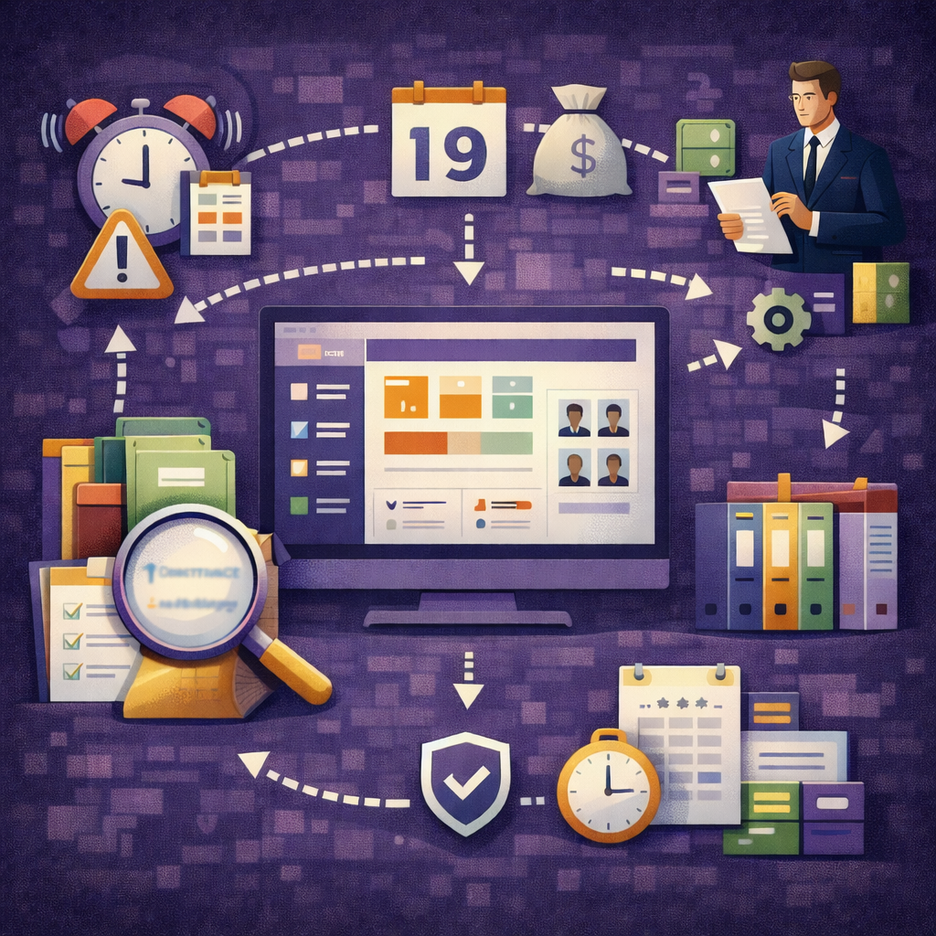 gestão de contratos esportivos com controle de prazos e histórico