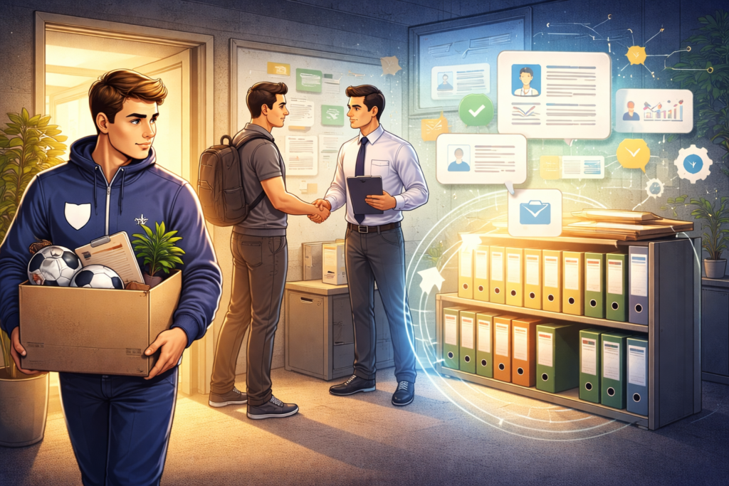 crescimento do clube com necessidade de gestão profissional estruturada e organização interna