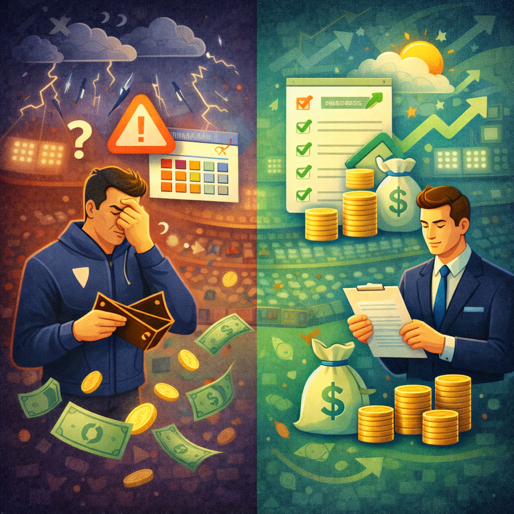 previsibilidade financeira na gestão esportiva com contraste entre desorganização financeira e controle orçamentário em clubes