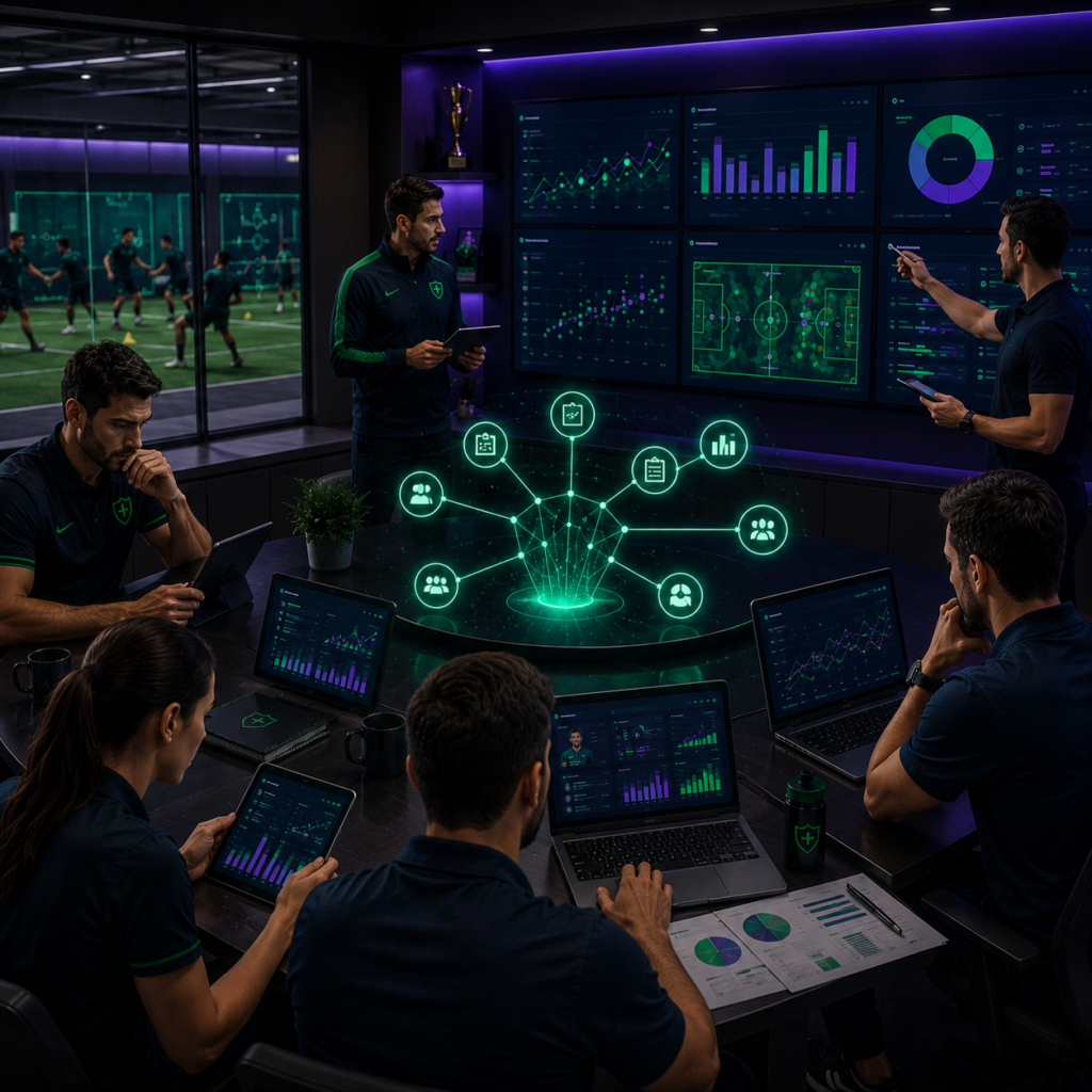 tomada de decisão na gestão esportiva usando dados e dashboards integrados